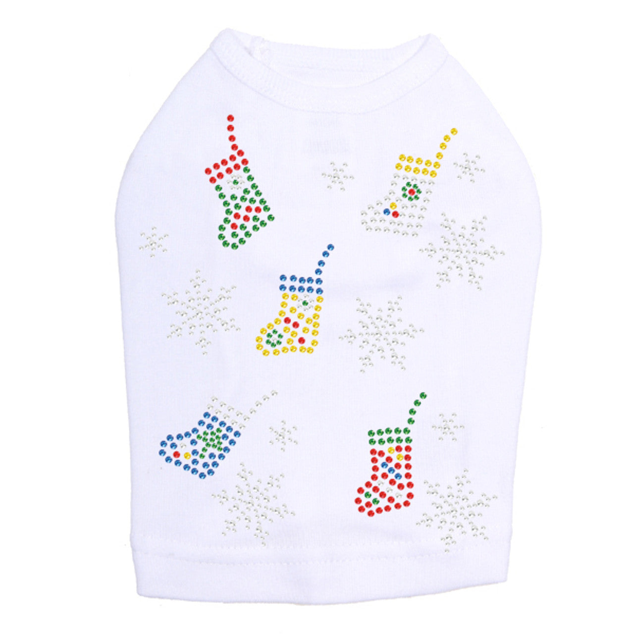 Stockings & Snowflakes - Dog Tank