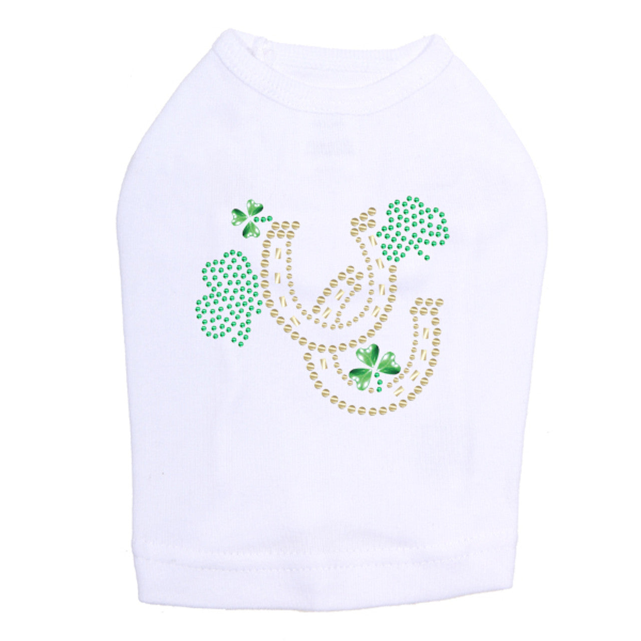Shamrocks & Horseshoes - Dog Tank