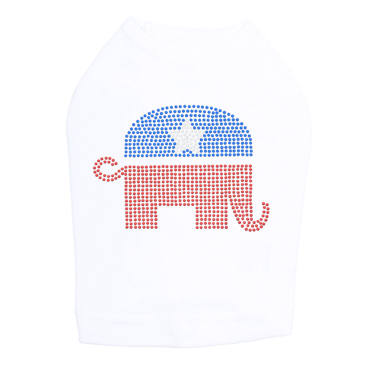 Patriotic Elephant - Dog Tank