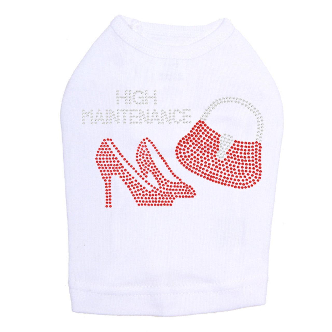 High Maintenance (Red Heels & Purse) - Dog Tank