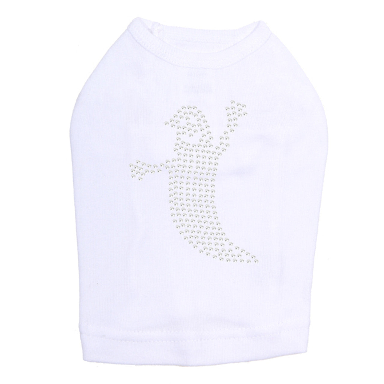 Skinny Rhinestone Ghost - Dog Tank