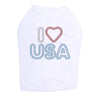 I Love USA 2- Dog Tank