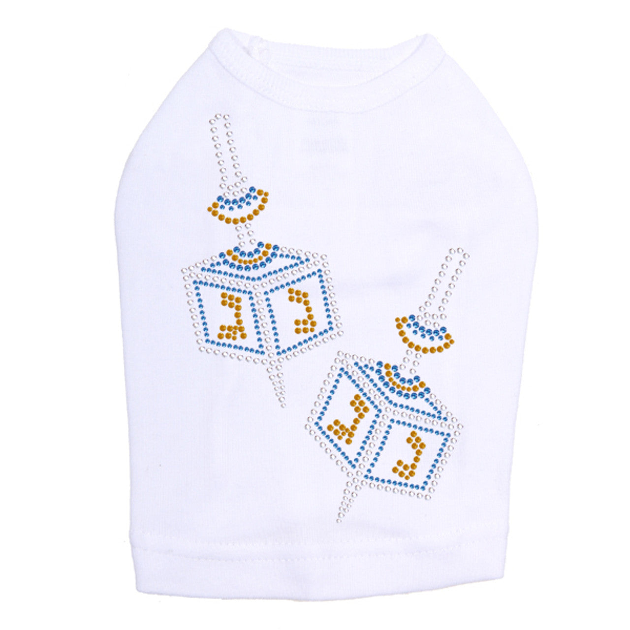 Dreidel - Large (Blue, Silver, & Gold) - Dog Tank