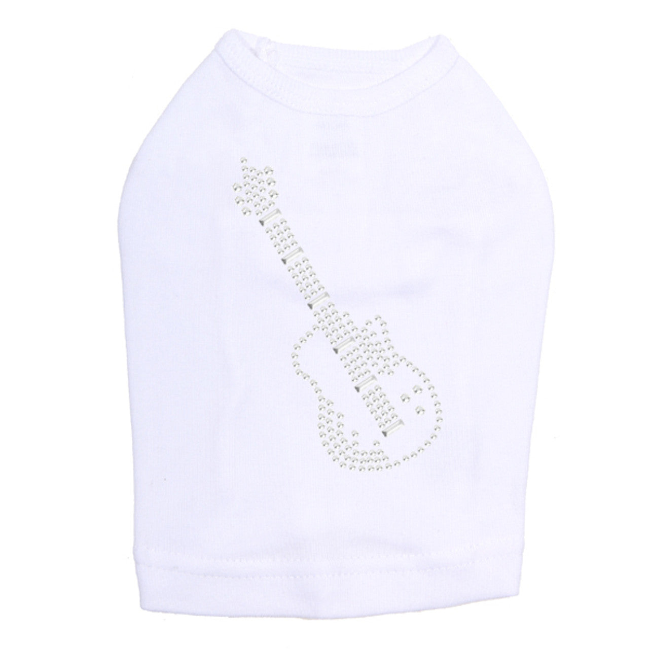 Guitar (Rhinestone) - Dog Tank
