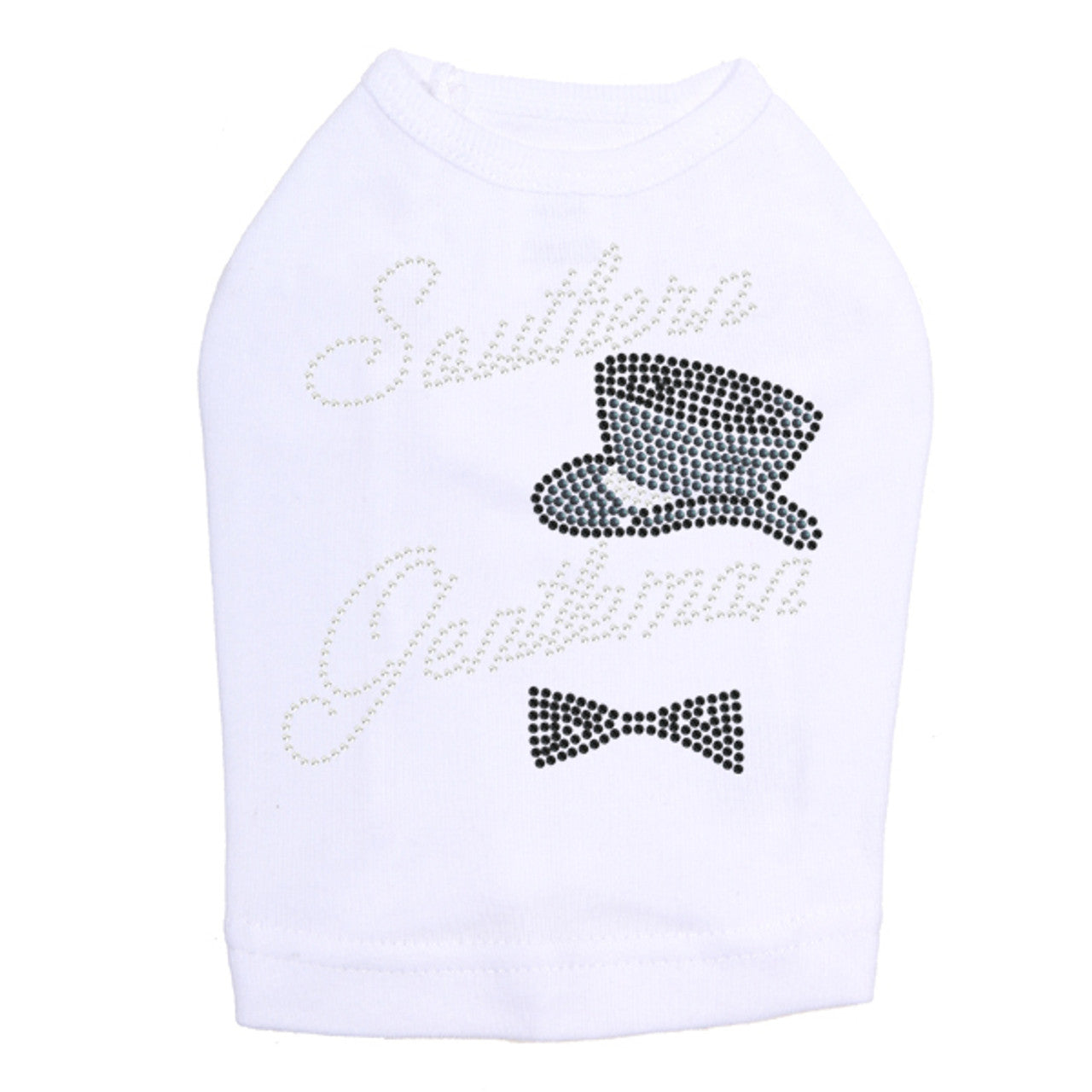 Southern Gentleman (Top Hat & Bow Tie) - Dog Tank