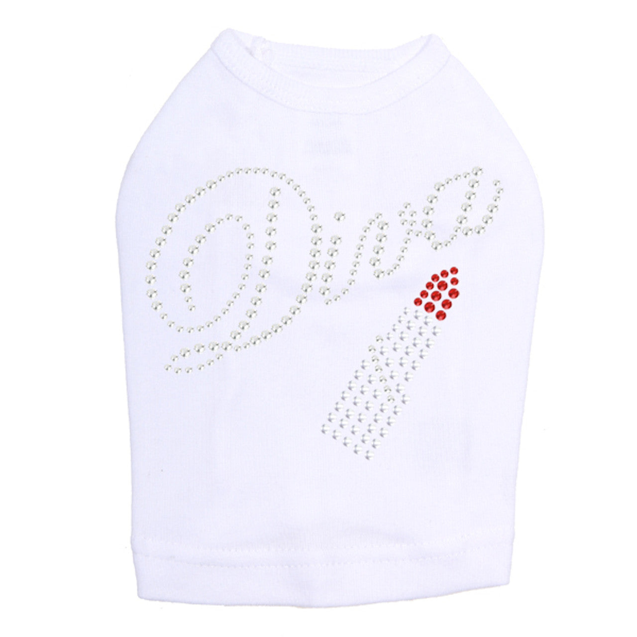 Diva with Red Lipstick - Dog Tank