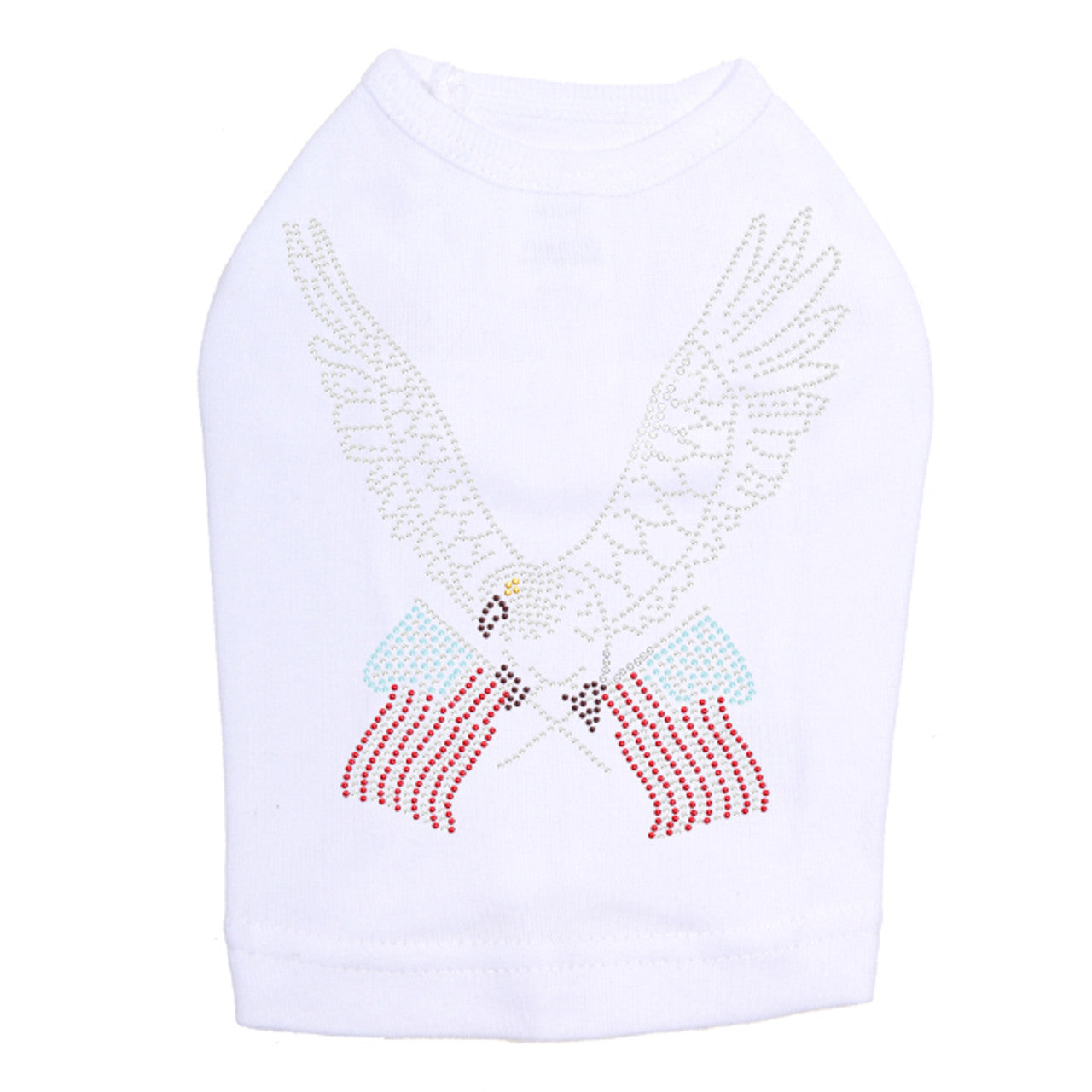 Eagle with Flags - Dog Tank