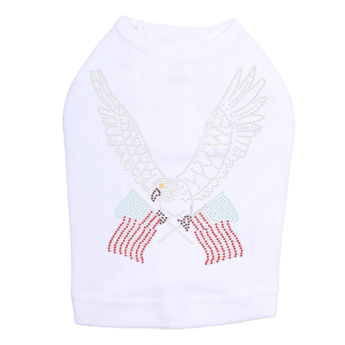 Eagle with Flags - Dog Tank