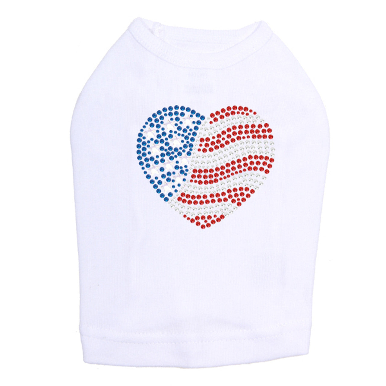 Patriotic Heart 2 - Dog Tank