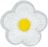 Small 5 Petal Flower (White) - Patch