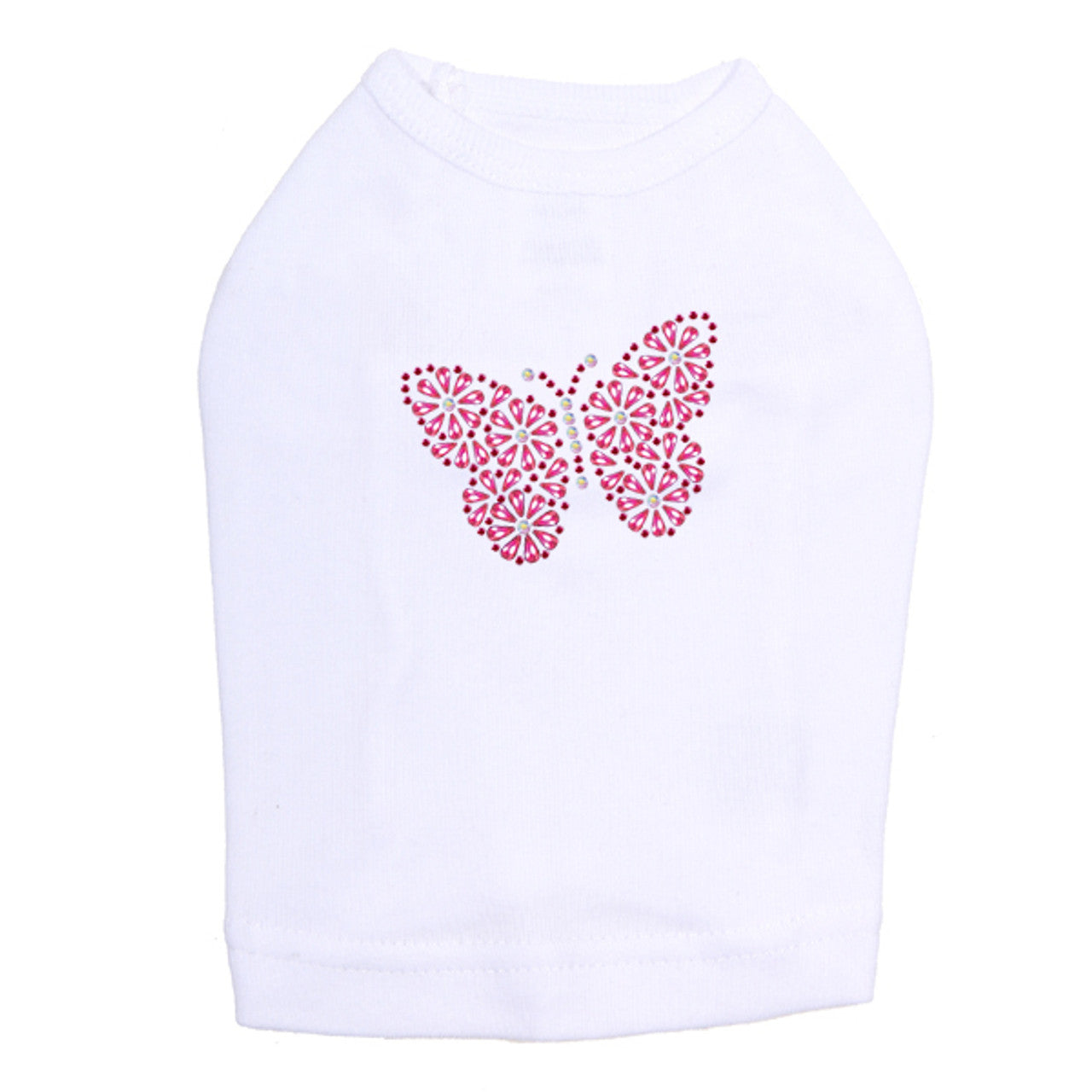 Pink Nailhead Butterfly - Dog Tank