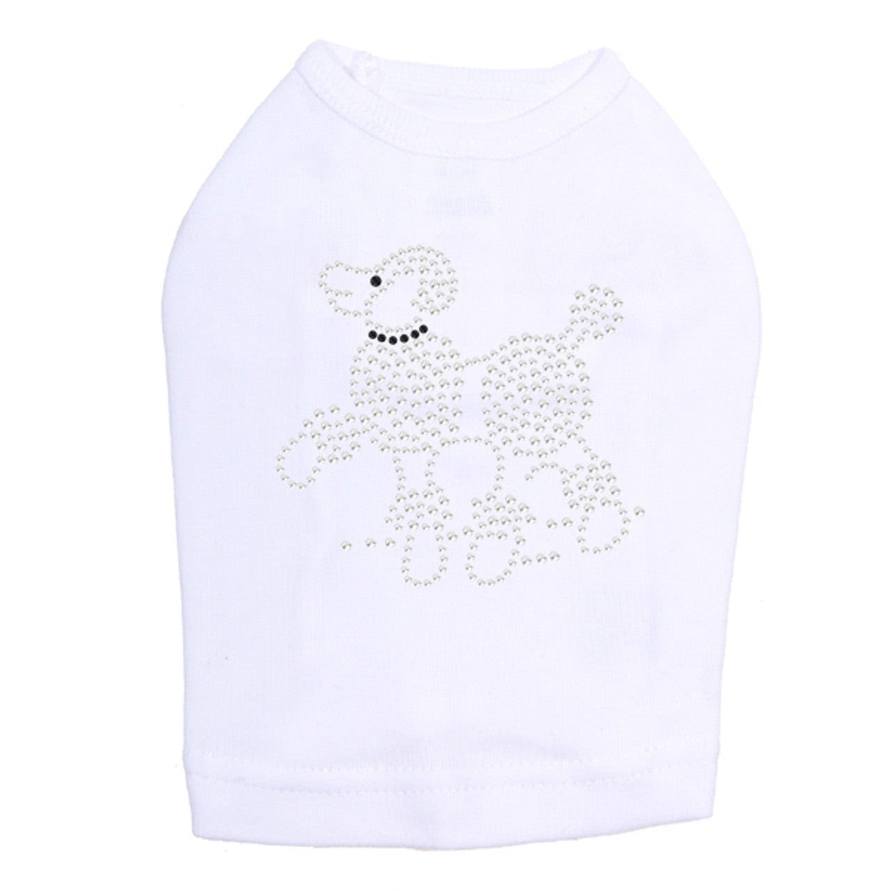 Poodle (Rhinestones) - Dog Tank