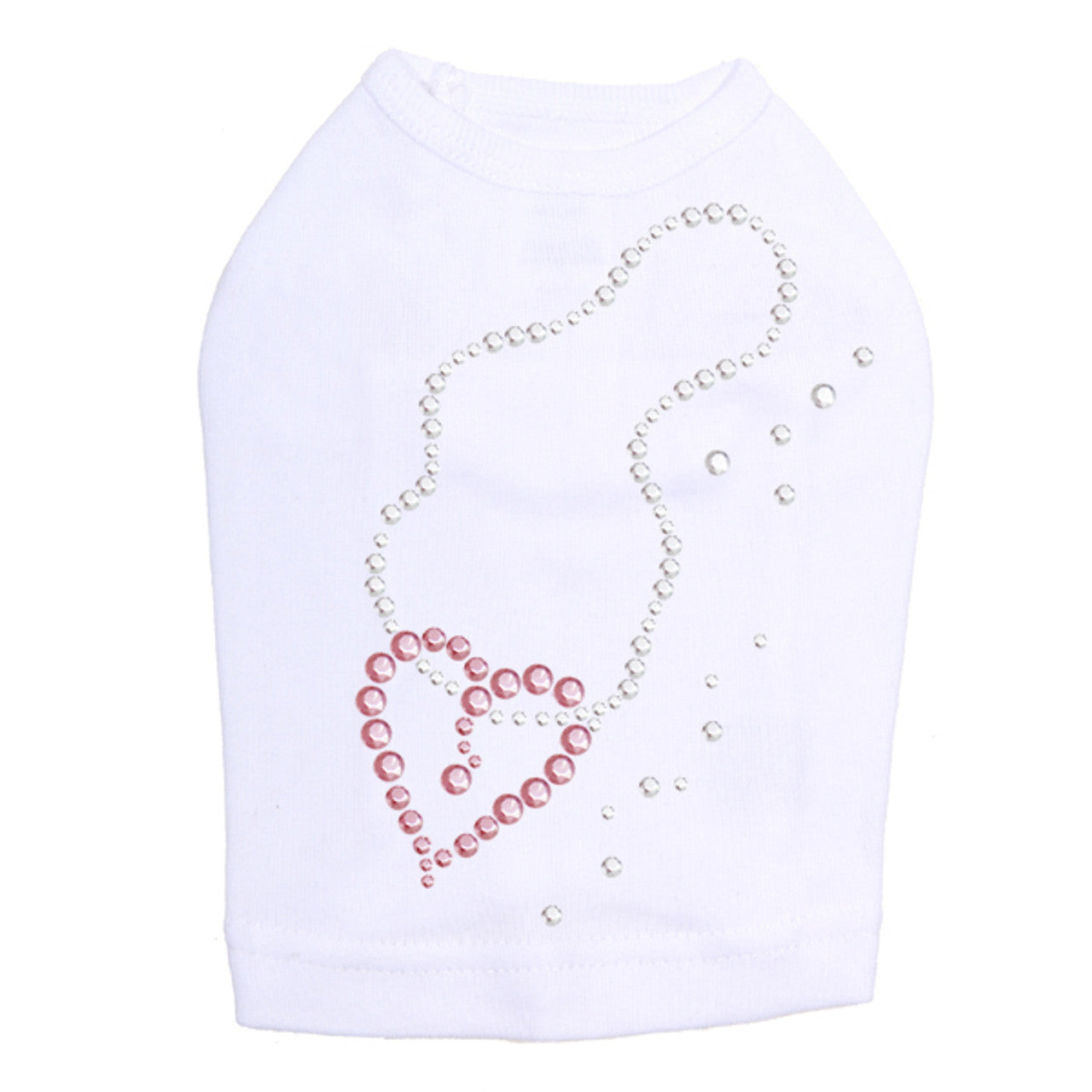 Heart Necklace - Dog Tank