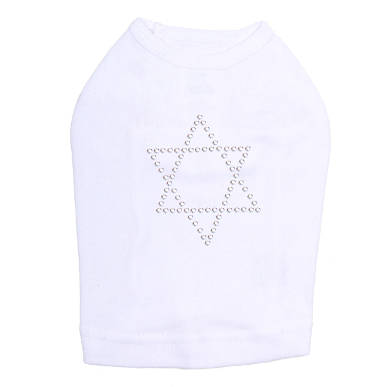 Star of David (Silver Studs) - Dog Tank