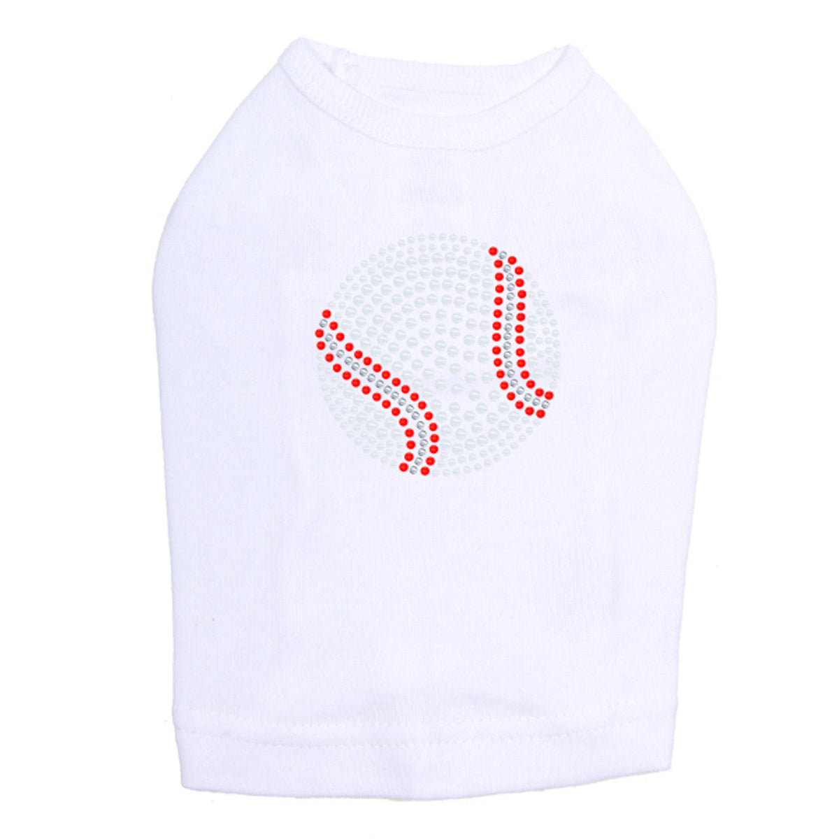Baseball (White Nailheads) - Dog Tank