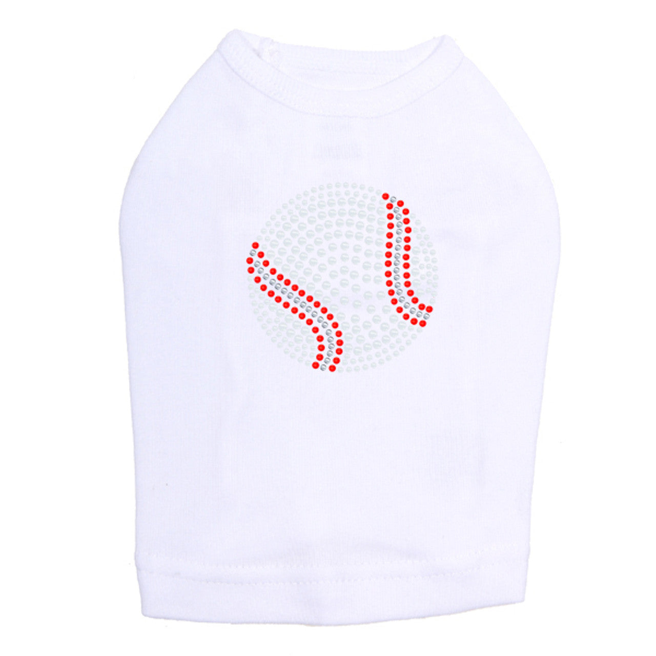 Baseball (White Nailheads) - Dog Tank