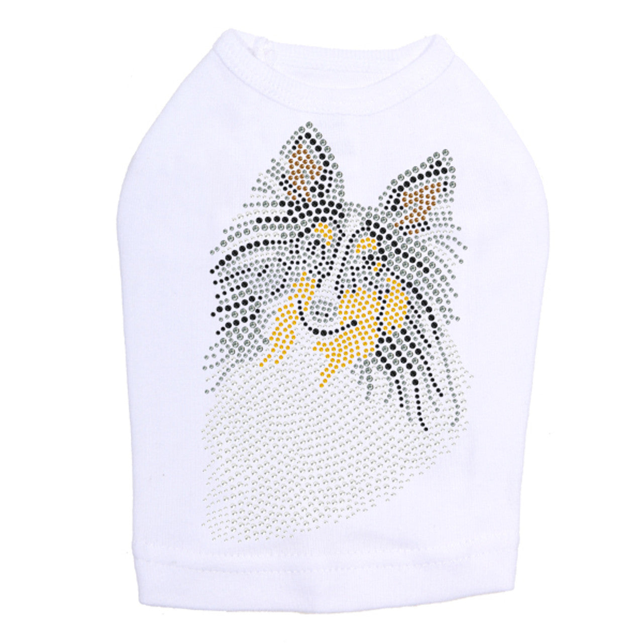 Sheltie Face (Tri Color) - Dog Tank
