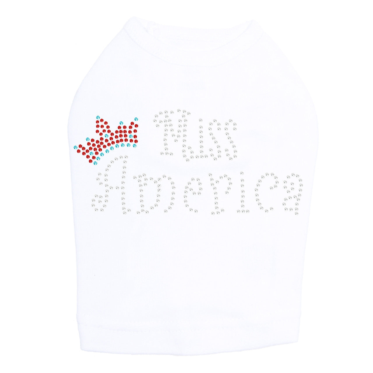 Miss America with Crown - Dog Tank