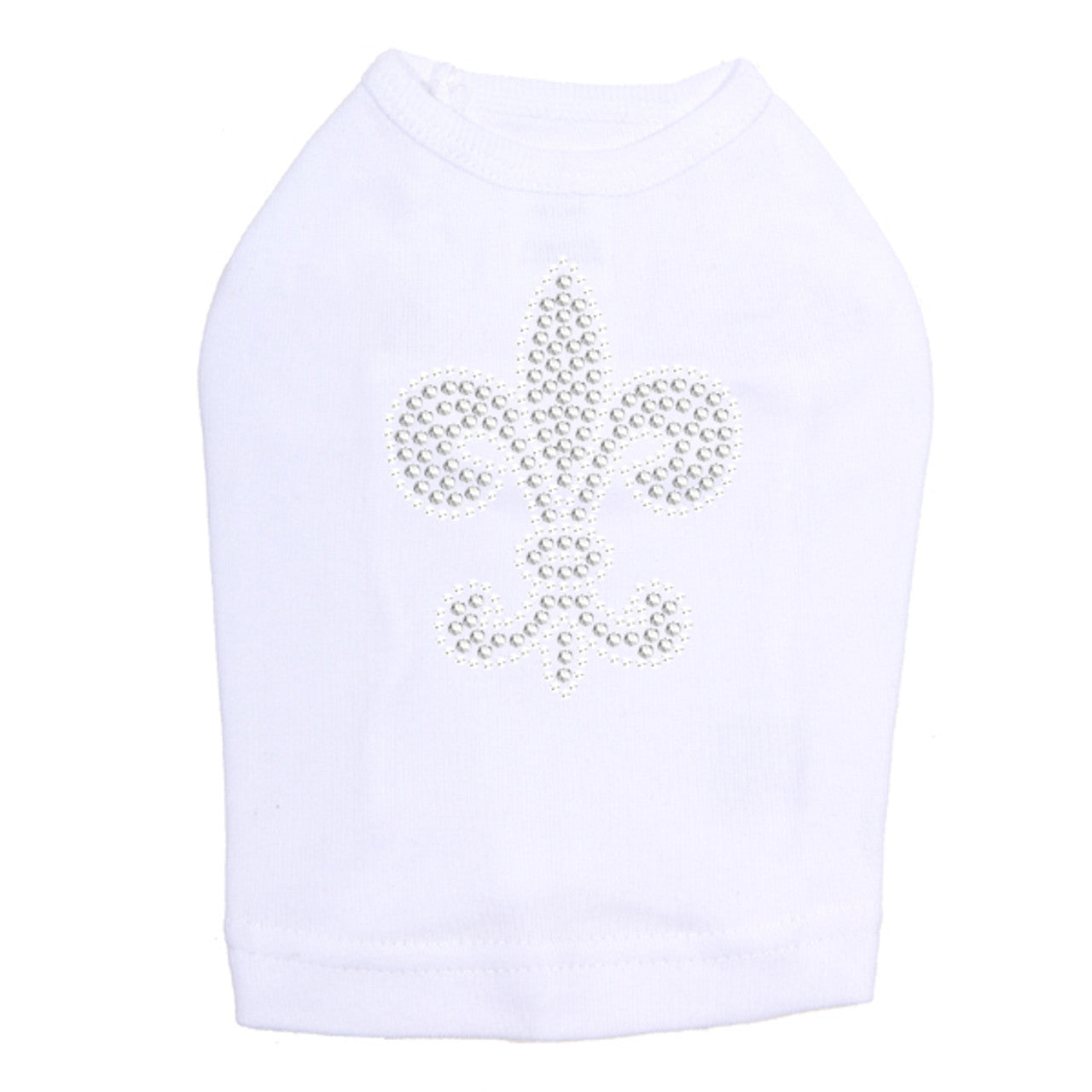 Fleur de Lis (Rhinestone & Rhinestuds) - Dog Tank