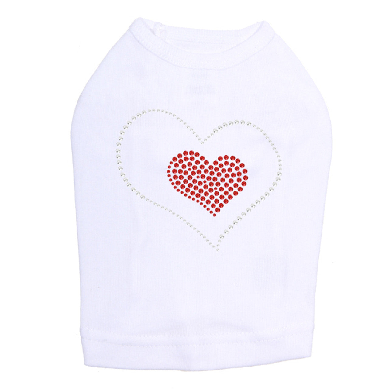 Red Heart Inside Heart - Dog Tank