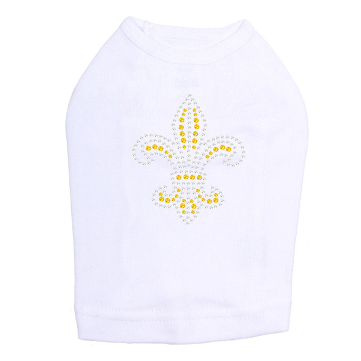 Fleur de Lis (Gold Rhinestones) - Dog Tank