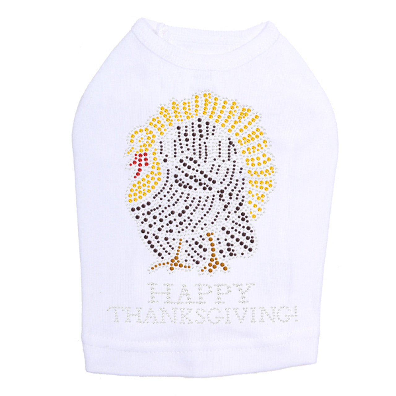 Happy Thanksgiving Turkey - Dog Tank