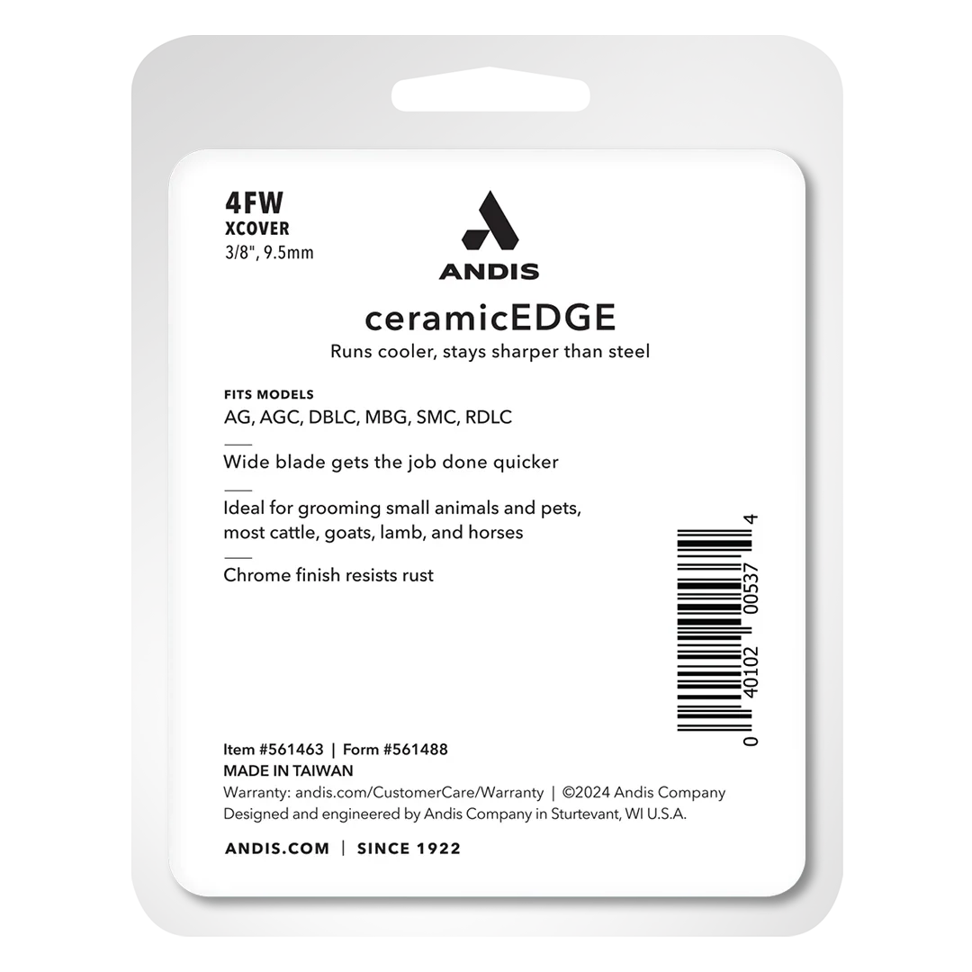 Andis #4FW XCover CeramicEdge Wide Blade