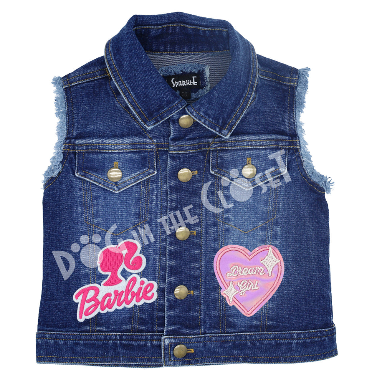 Barbie Kids Denim Vest