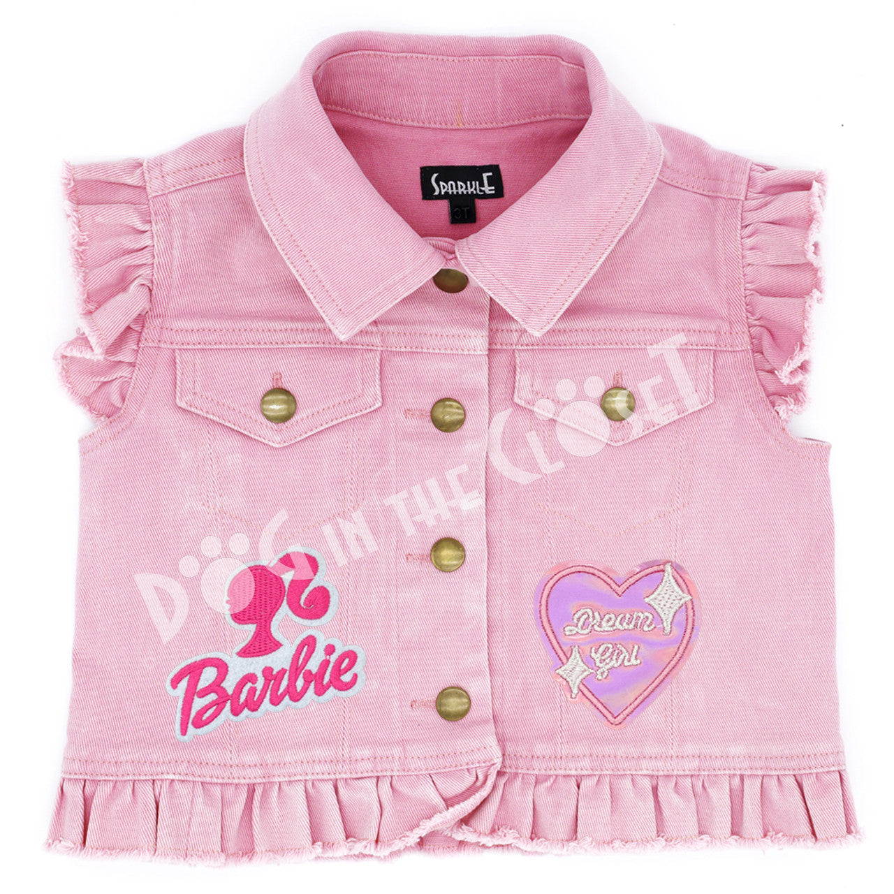Barbie Kids Denim Vest