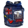 Rock Star - The Who -Whos Next Denim Dog Jacket