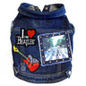 Rock Star  (The Beatles) Abbey Lane  Denim Dog Jacket