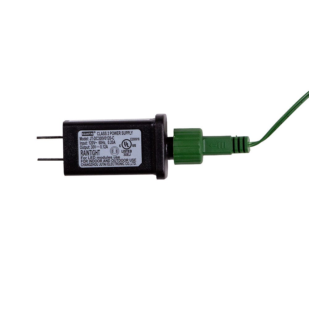 Kurt Adler 24-Inch Pre-Lit Warm White LED Noble Fir Wreath