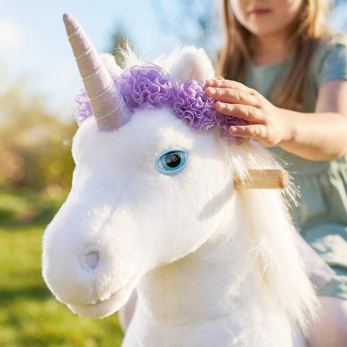 Model X Ride on Unicorn for Age 3-4 Purple