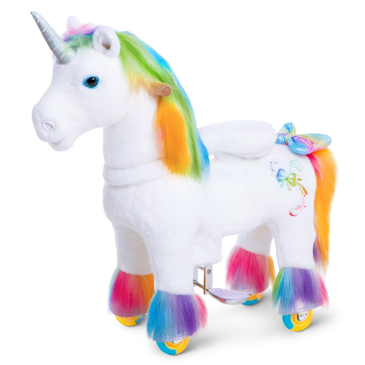 Model X Unicorn Ride On Toy for Age 3-4 Rainbow