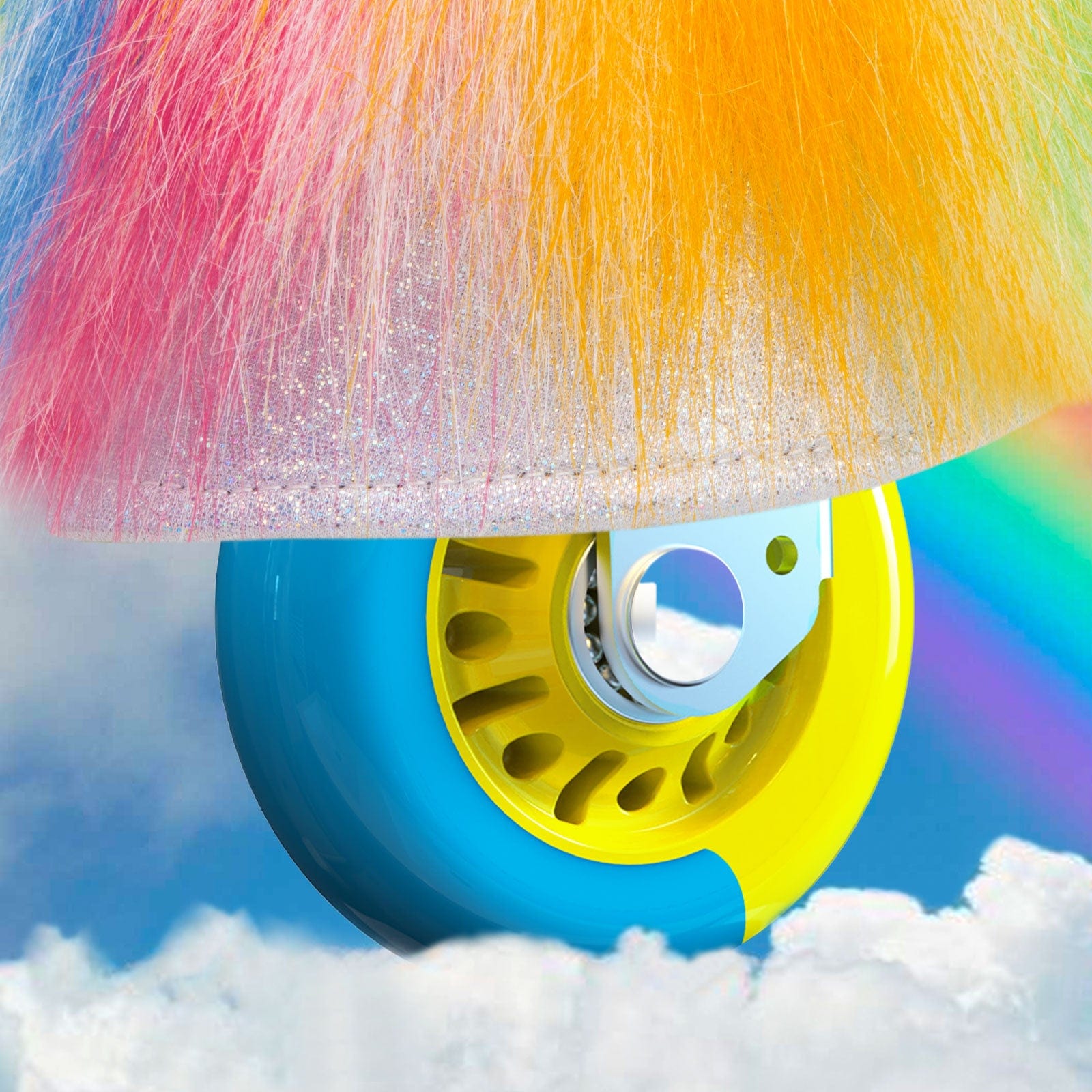 Model X Ride on Rainbow Unicorn for Age 4-7