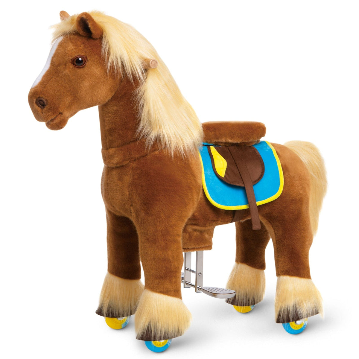 Model X Horse Ride On Toy for Age 4-7 Brown