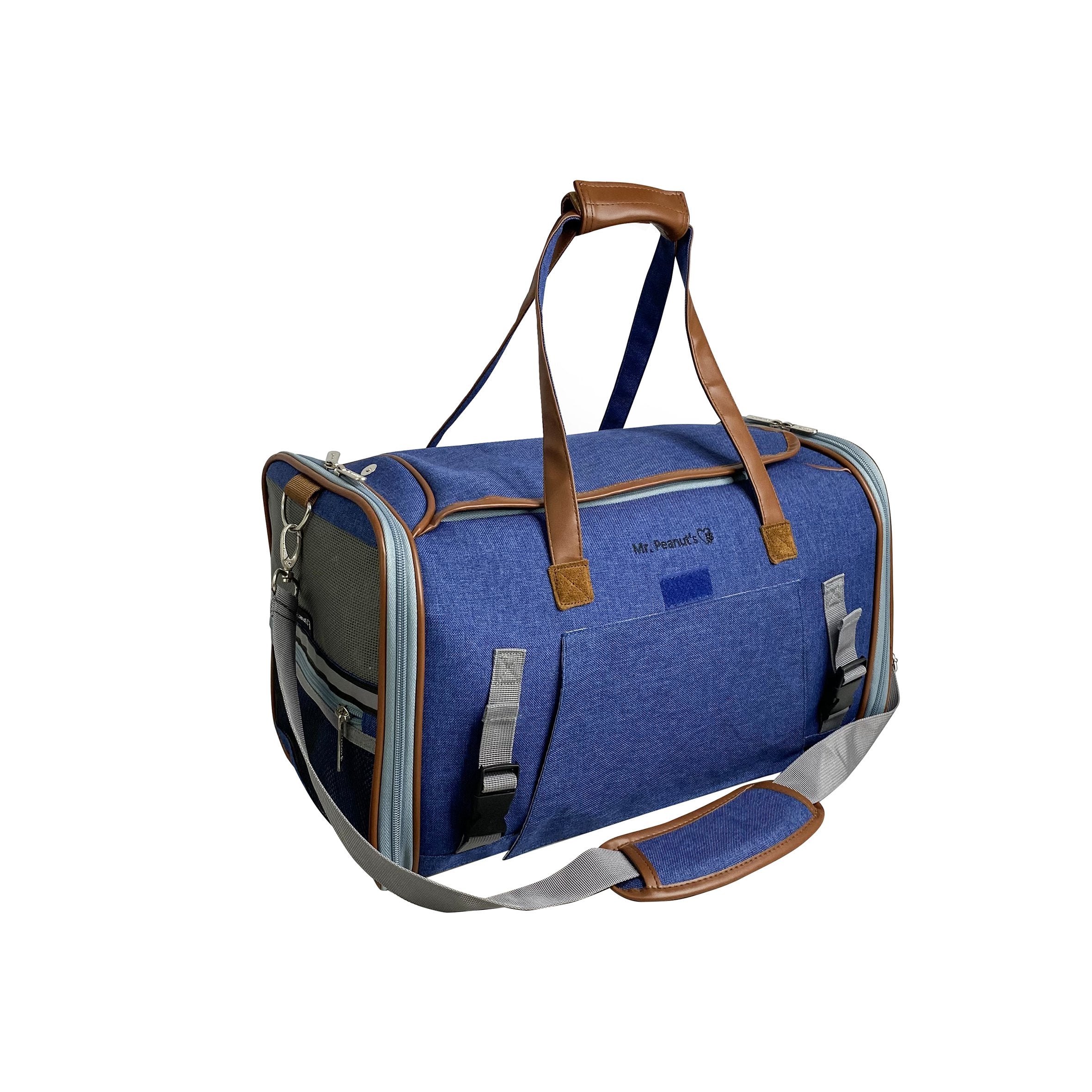 Mr. Peanuts Gold Series Mini Size Airline Compliant Expandable Pet Carrier 