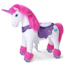 Model Y Pink/Purple Unicorn Rideable Toy for Age 4-7