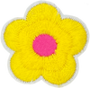 Small 5 Petal Flower (Yellow) - Patch