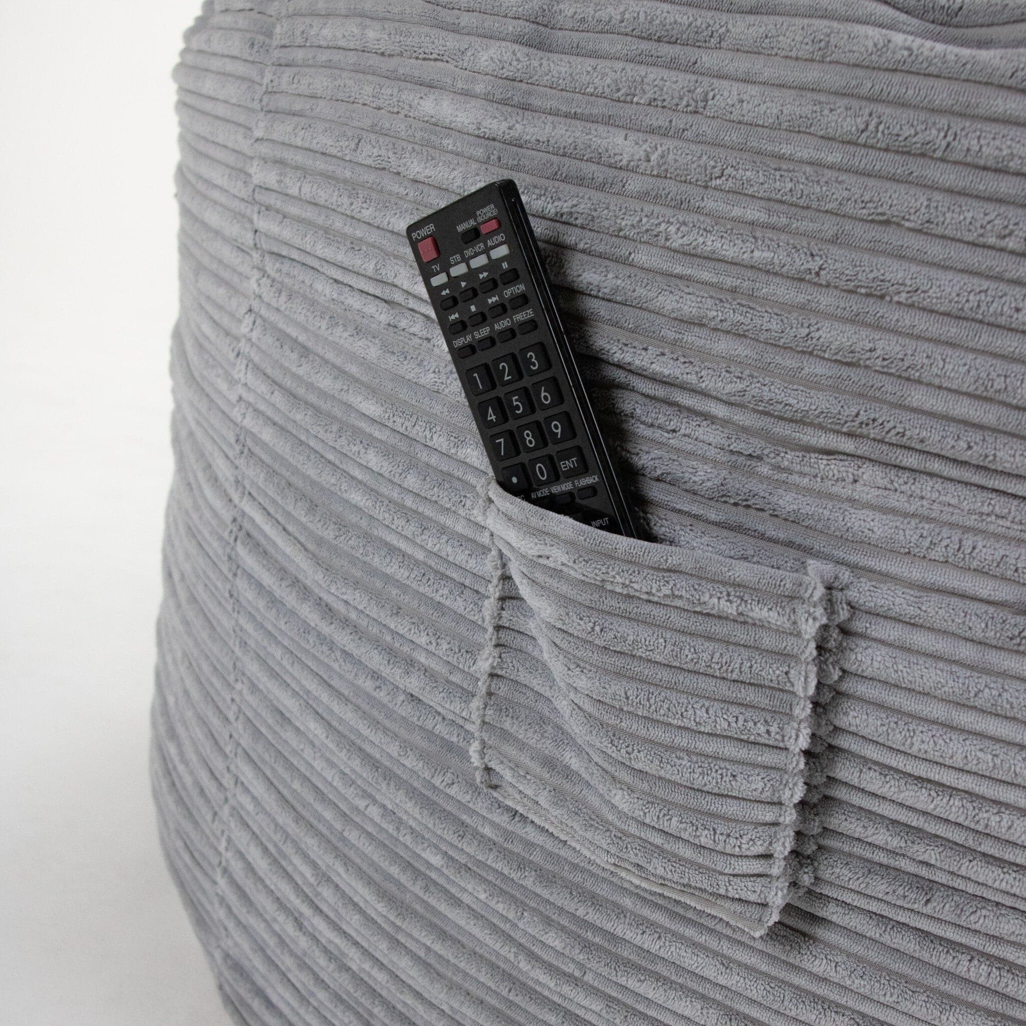 CordaRoy's Full Terry Corduroy Nest Convertible Bean Bag Chair
